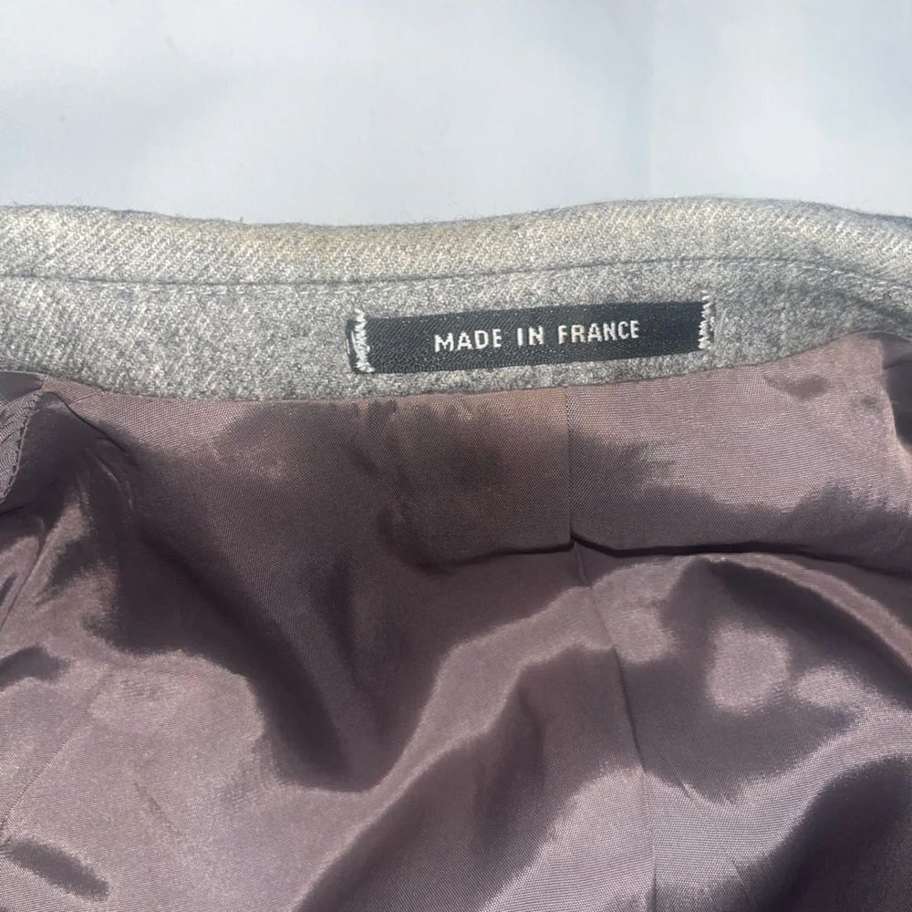 Jean Noblet Diffusion Bidermann Paris Grey Blazer Suit Jacket Made In France